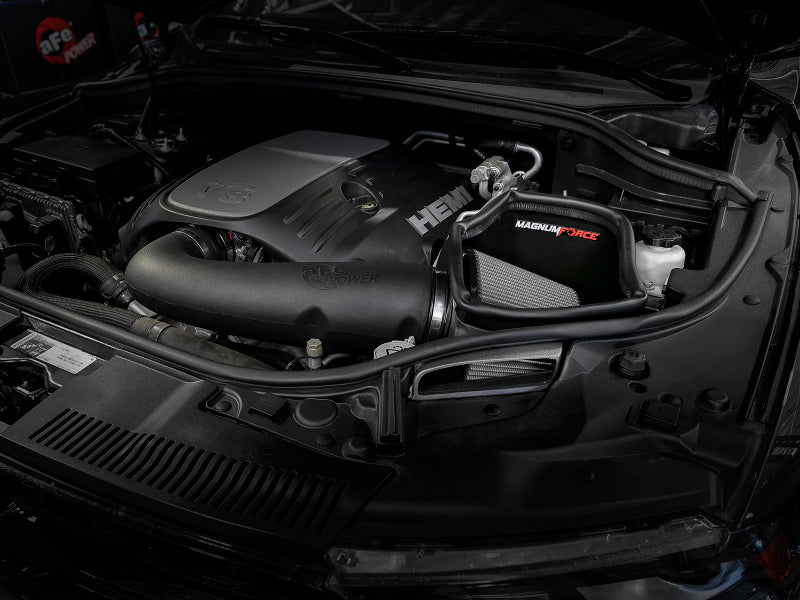 aFe Magnum FORCE Pro Dry S Cold Air Intake System 11-19 Jeep Grand Cherokee (WK2) V8-5.7L 54-13023D 54-13023D Photo - Mounted