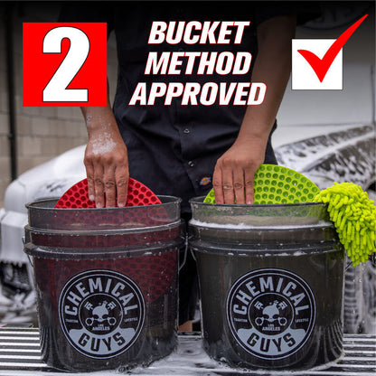 Chemical Guys Heavy Duty Detailing Bucket Smoked Black (4.5 Gal) ACC108 ACC108 User 1