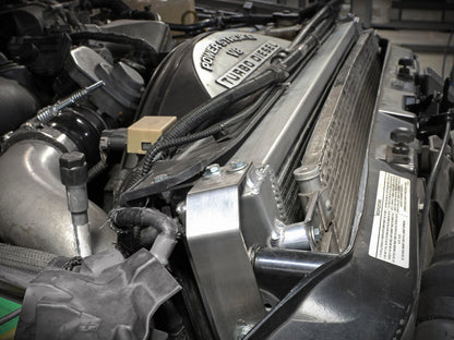 aFe BladeRunner Street Series Aluminum Radiator 08-10 Ford Diesel Trucks 6.4 Liter 46-52091 46-52091 Photo - Mounted