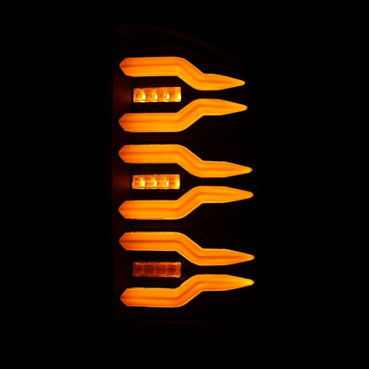 AlphaRex 07-08 Dodge Ram 1500/07-09 Dodge Ram 2500+3500 Luxx-Series LED Tail Lights (Pair) Black 641040 641040 User 6