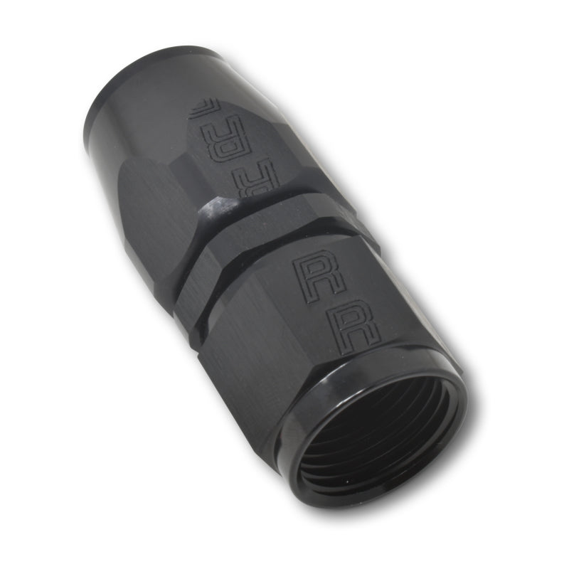Russell Performance -16 AN Black Straight Full Flow Hose End 610065 610065 Photo - out of package