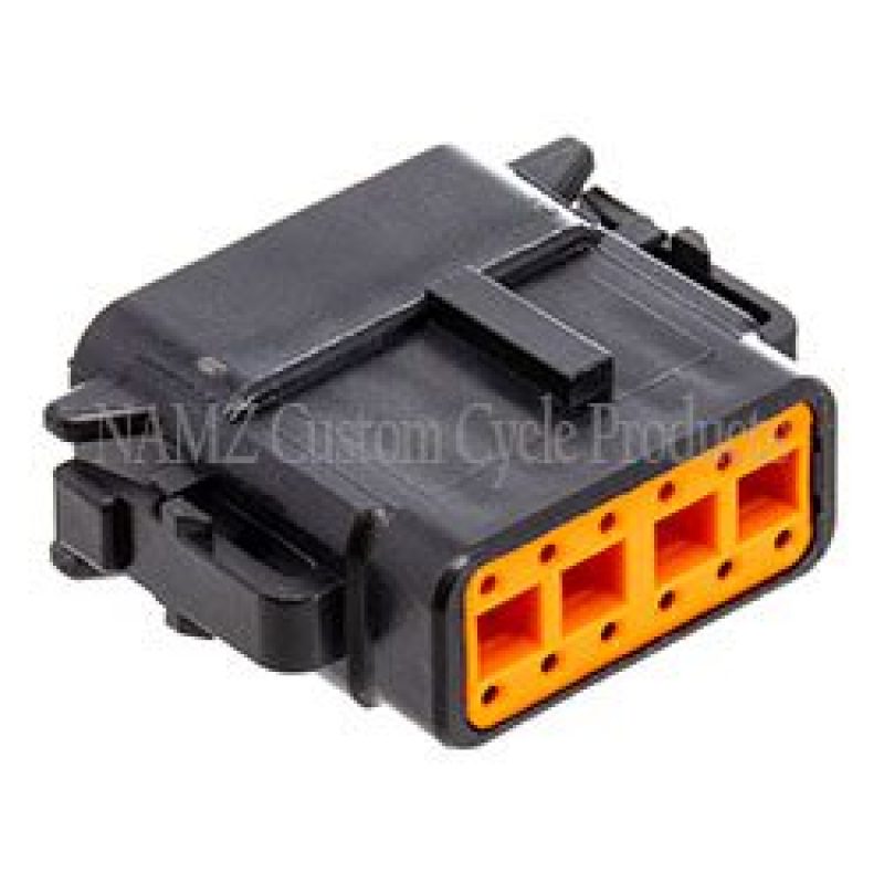 NAMZ Deutsch DTM 12-Position Plug w/12 Stamped Terminals & Wedgelock - Black (HD 74119-98BK) MDP-12B MDP-12B Photo - Primary