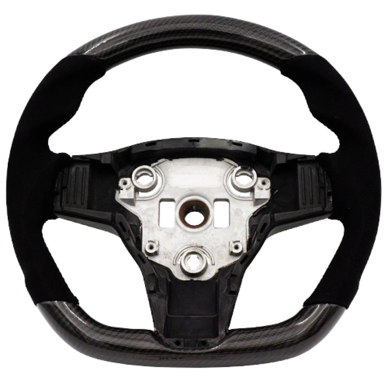 BLOX Racing Tesla Model 3 and Y Carbon/Alcantara Steering Wheel Black Stitching BXSW-60010-B BXSW-60010-B User 1