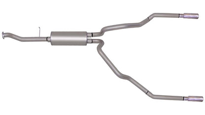 Gibson 99-05 Chevrolet Silverado 1500 Base 4.3L 2.5in Cat-Back Dual Split Exhaust - Aluminized 5548 5548 Photo - Primary