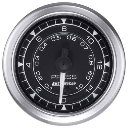 Autometer Gauge, Presure, 2 1/16", 15Psi, Digital Stepper Motor, Chrono 8162 Photo - Primary