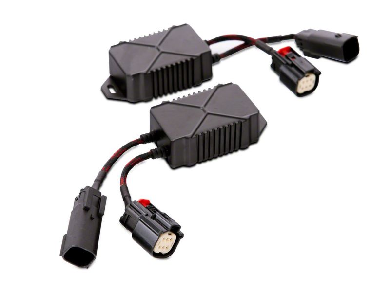 Raxiom 18-23 Jeep Wrangler JL Axial Series 9-In LED Headlights- Blk Housing (Clear Lens) J164371 J164371 Photo - Close Up