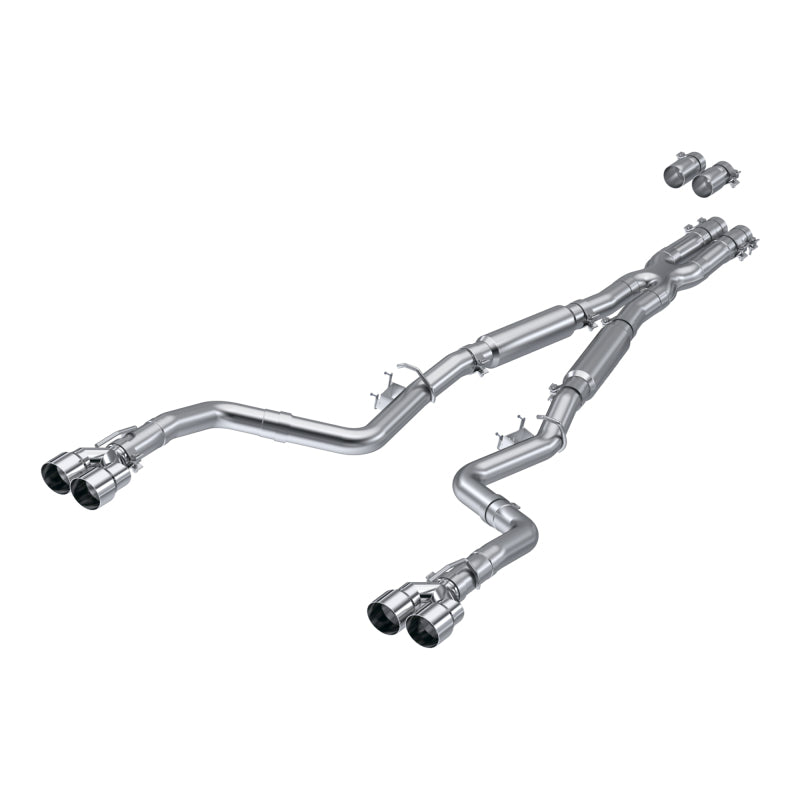 MBRP 17-Up Dodge Challenger 5.7L/6.2L/6.4L Aluminized Catback Exhaust S7113AL S7113AL Photo - Primary