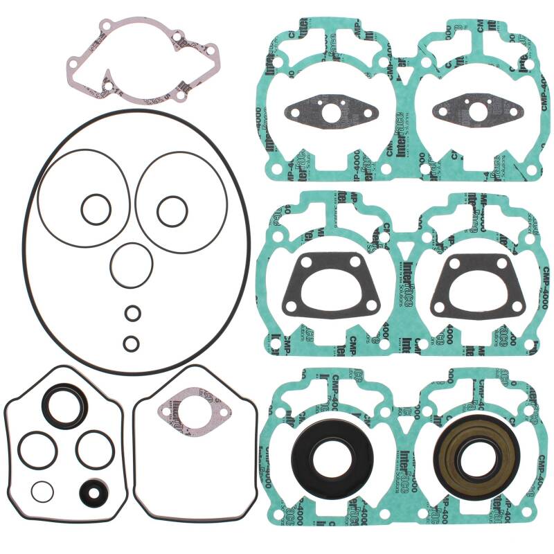Vertex Pistons Vertex Gaskets 1999 Ski-Doo MX Z 600 Complete Gasket Kit w/ Oil Seals 711235 711235 Photo - Primary