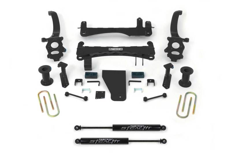Fabtech 2018 Nissan Titan 4WD 6in Basic System w/Stealth Shocks K6012M Photo - Primary