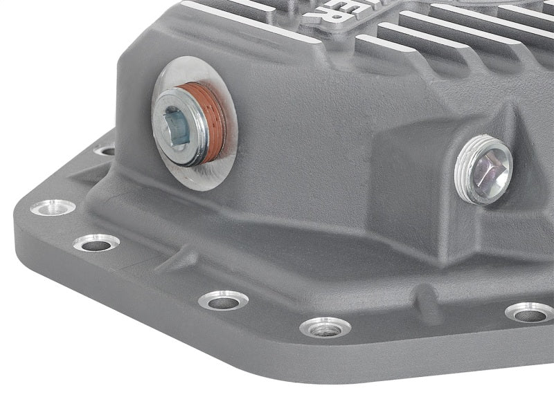 aFe Street Series Rear Differential Cover Raw w/ Machined Fins 46-70350 Photo - Unmounted
