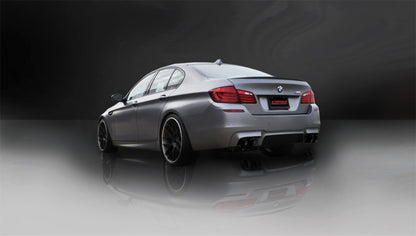 Corsa 12-13 BMW M5 F10 Black Sport Axle-Back Exhaust 14934BLK 14934BLK Photo - Mounted