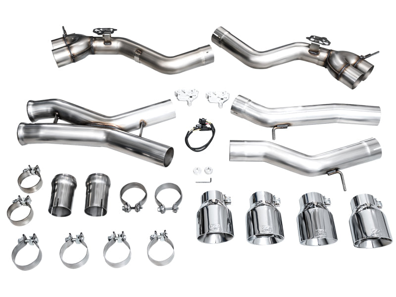 AWE Tuning 23-24 BMW G87 M2 Track Edition Exhaust - Chrome Silver Tips 3020-42487 3020-42487 Photo - out of package