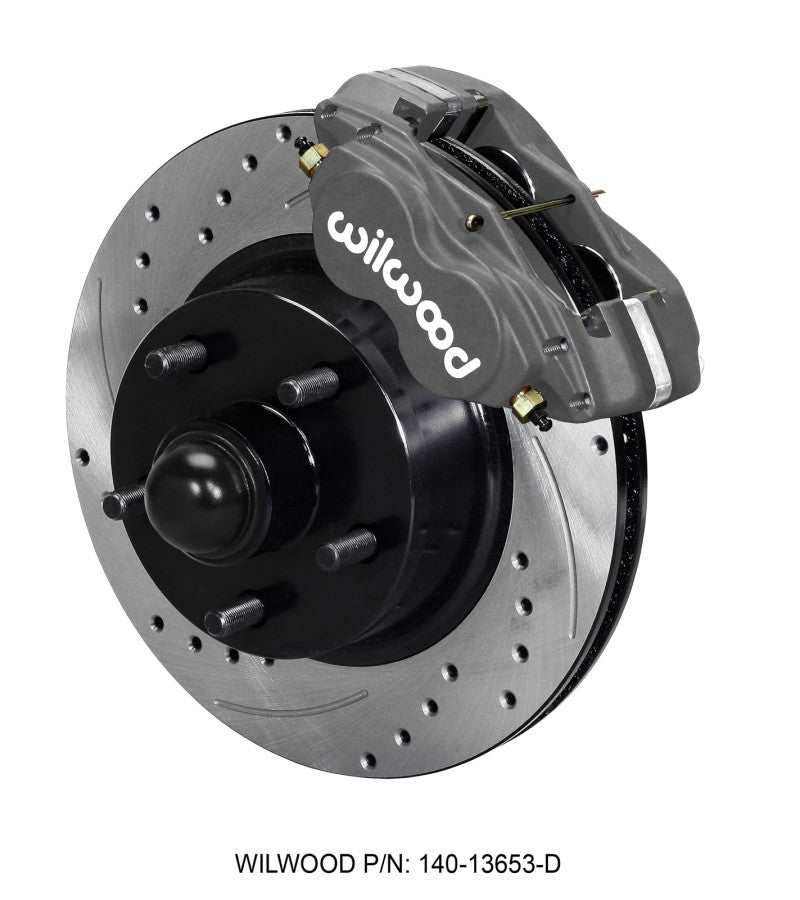 Wilwood FDL-M Front Kit,11.30" 1 PC Rotor&Hub-Drill,60-68 Ford 140-13653-D User 1