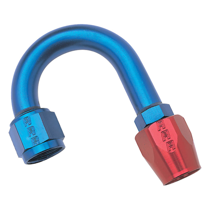 Russell Performance -12 AN Red/Blue 180 Degree Full Flow Hose End (1-1/2in Centerline Radius) 610290 610290 Photo - Primary