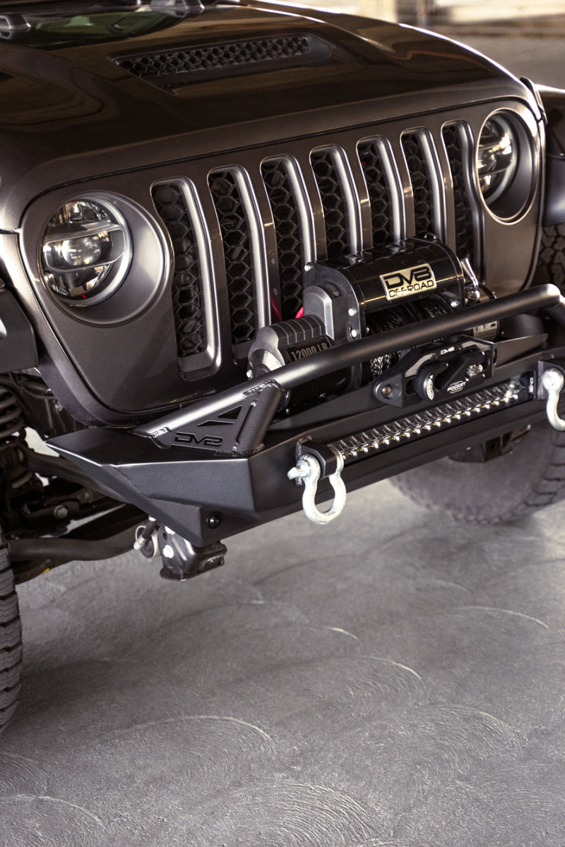 DV8 Offroad 07-23 Jeep Wrangler JK/JL & Gladiator JT FS-1 Series Stubby Front Bumper FBJL-11 FBJL-11 Photo - Unmounted