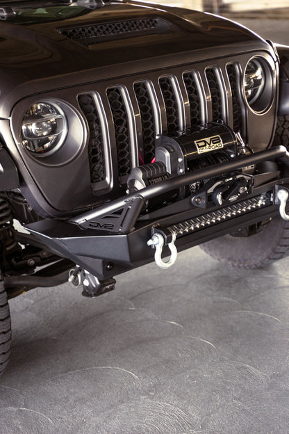 DV8 Offroad 07-23 Jeep Wrangler JK/JL & Gladiator JT FS-1 Series Stubby Front Bumper FBJL-11 FBJL-11 Photo - Unmounted
