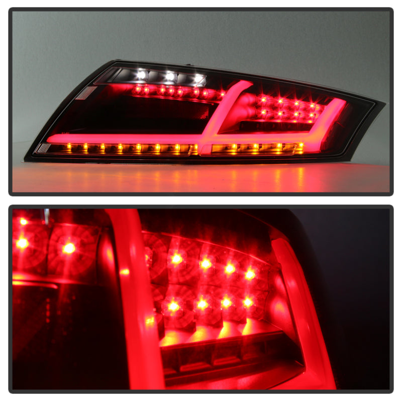 Spyder Audi TT 07-12 LED Tail Lights Black ALT-YD-ATT07-LED-BK 5081674 5081674 User 1