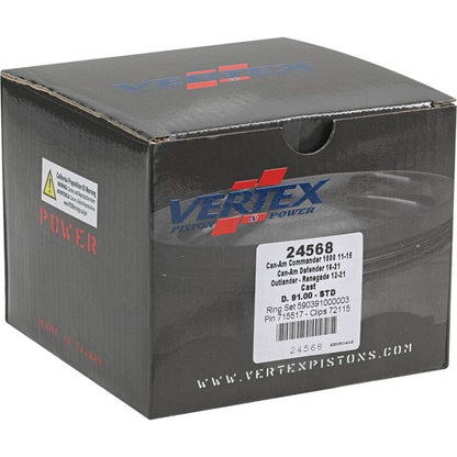 Vertex Pistons Vertex Piston 11-19 Can-Am Commander 1000 1000cc Cast Replica Piston Kit 24568 24568 Photo - Primary