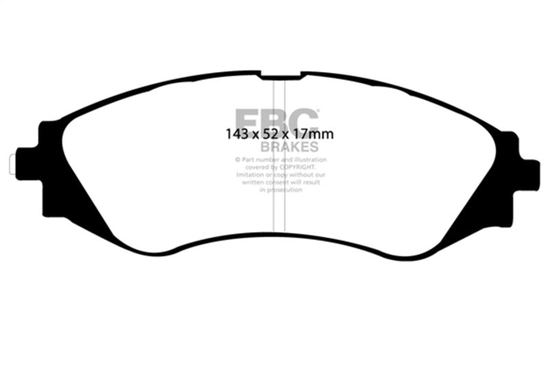 EBC Disc Brake Pad Set DP31209C Photo - Primary