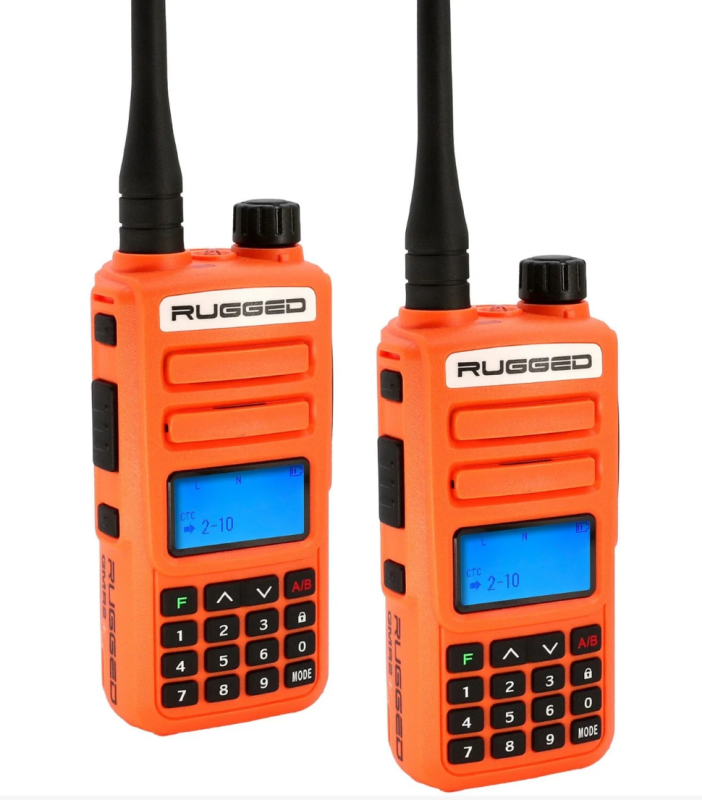 Rugged Radios 2 PACK - Rugged GMR2 PLUS - GMRS / FRS Two Way Handheld Radios Safety Orange GMR2-PLUS-2-PACK-ORN GMR2-PLUS-2-PACK-ORN User 1