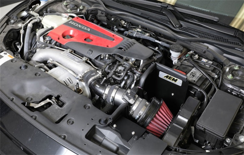 AEM Induction AEM 2017-2018 Honda Civic Type R 2.0L Cold Air Intake 21-832C 21-832C Photo - Mounted