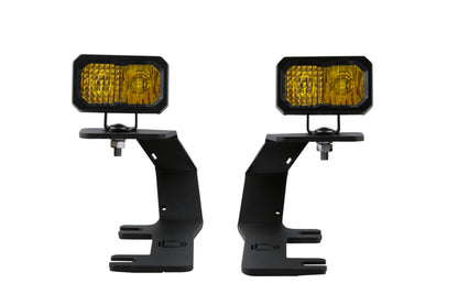Diode Dynamics 14-19 Silverado/Sierra SSC2 LED Ditch Light Kit - Sport Yellow Combo DD6660 DD6660 Photo - Primary