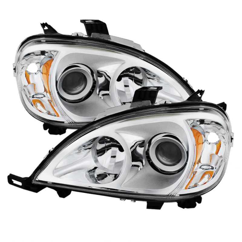 SPYDER Xtune Mercedes Benz W163 Ml-Class 98-01 ProjectOEr Headlights Chrome PRO-JH-MBW16398-C 9028205 9028205 Photo - Primary