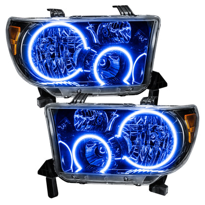 ORACLE Lighting Oracle 07-11 Toyota Tundra Pre-Assembled Headlights - Black Housing - ColorSHIFT w/ BC1 Controller 7119-335 7119-335 Photo - out of package