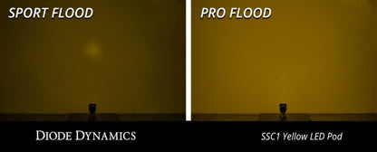 Diode Dynamics Stage Series C1 LED Pod Pro - Yellow Flood Flush ABL (Pair) DD6478P DD6478P User 6