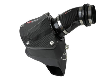 aFe Momentum Black Series Carbon Fiber Pro 5R Air Intake System BMW M5 (F90) 18-19 58-10005R 58-10005R Photo - Unmounted