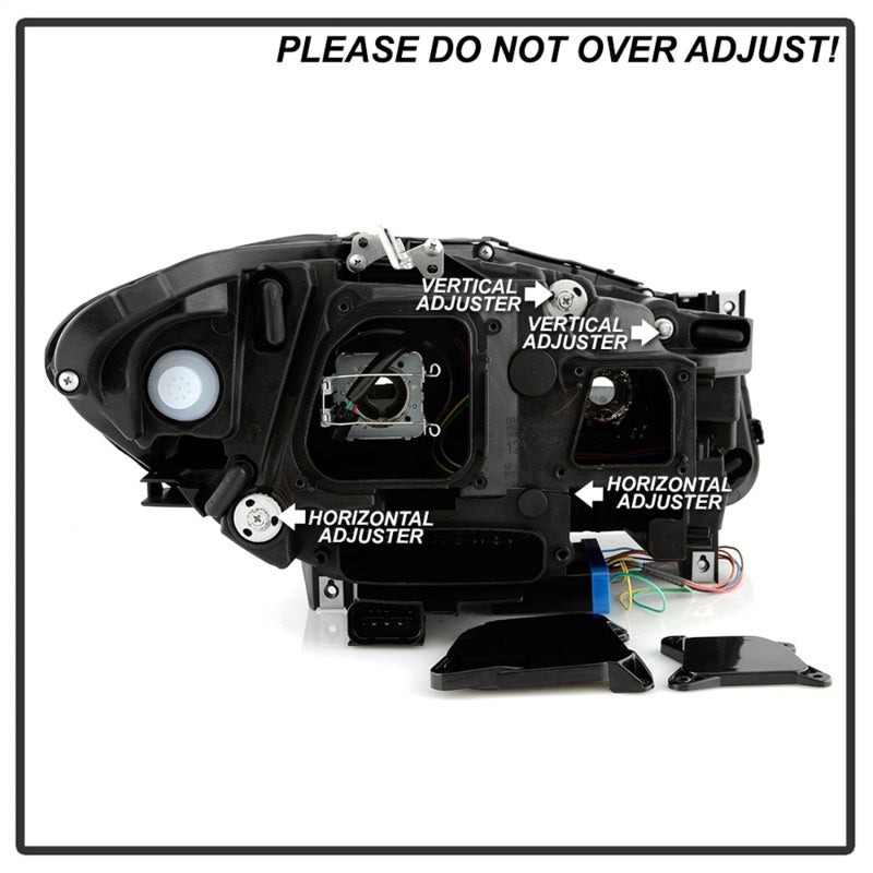Spyder BMW 5 Series F10 11-13 Xenon/HID AFS Projector Headlights - Black PRO-YD-BMWF10HIDAFS-SEQ-BK 5088208 5088208 Photo - Unmounted