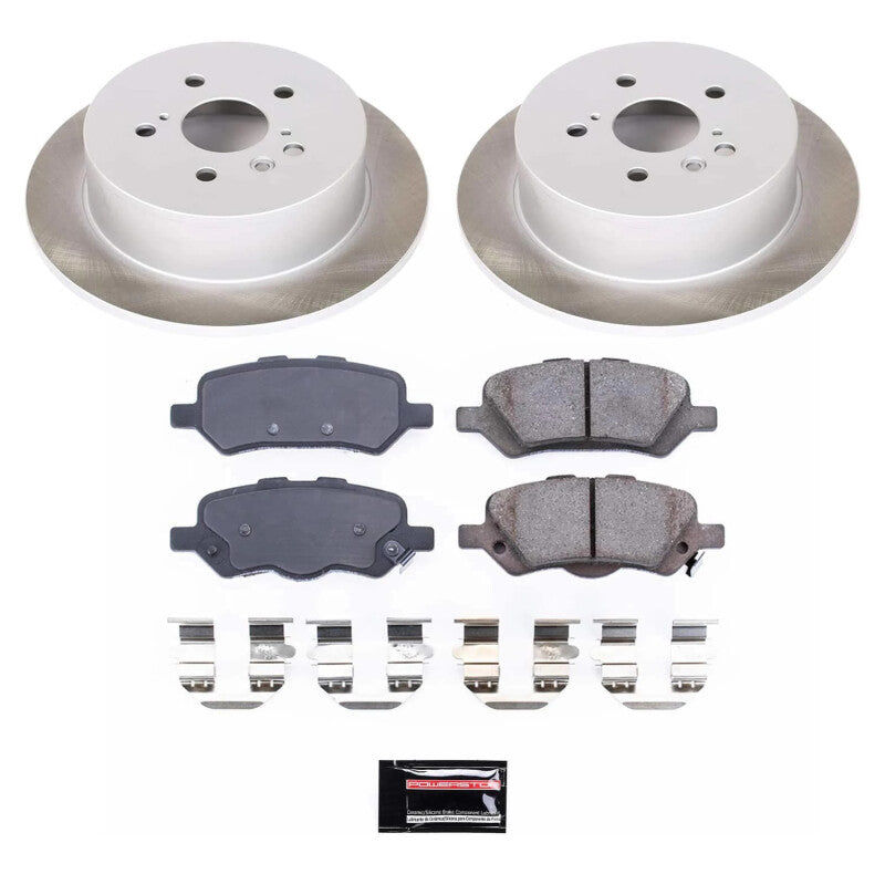 PowerStop Power Stop 09-16 Toyota Venza Rear Semi-Coated Rotor Kit SC5867 SC5867 Photo - Primary
