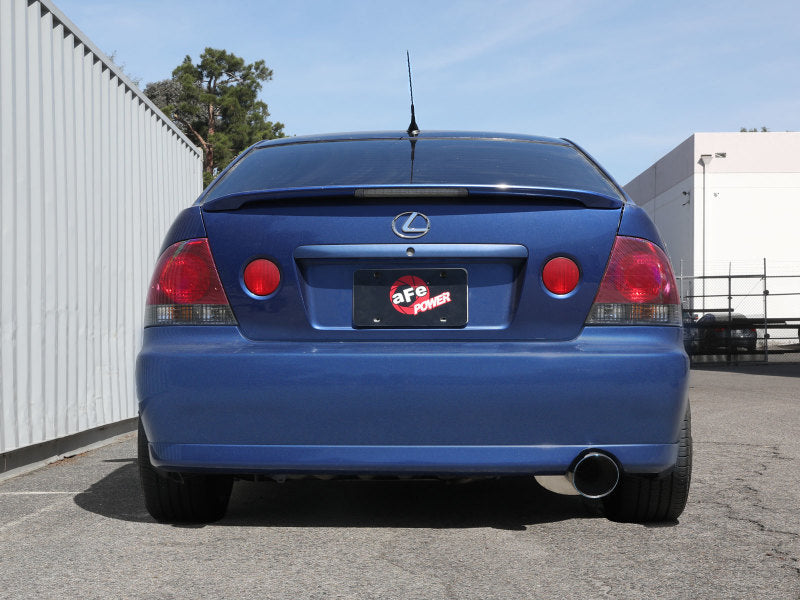 aFe Lexus IS300 01-05 L6-3.0L Takeda Cat-Back Exhaust System- Black Tip 49-36058-B 49-36058-B Photo - Mounted
