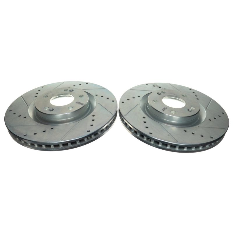 PowerStop Power Stop 21-22 Kia Sorento Front Drilled & Slotted Rotor (Pair) JBR1902XPR