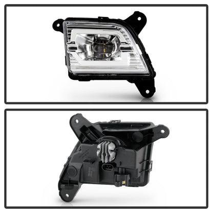 Spyder 19-20 Chevy Silverado 1500 OEM Style Full LED Fog Light w/Switch - Clear (Wont Fit RPO U12) 5086983 5086983 User 1