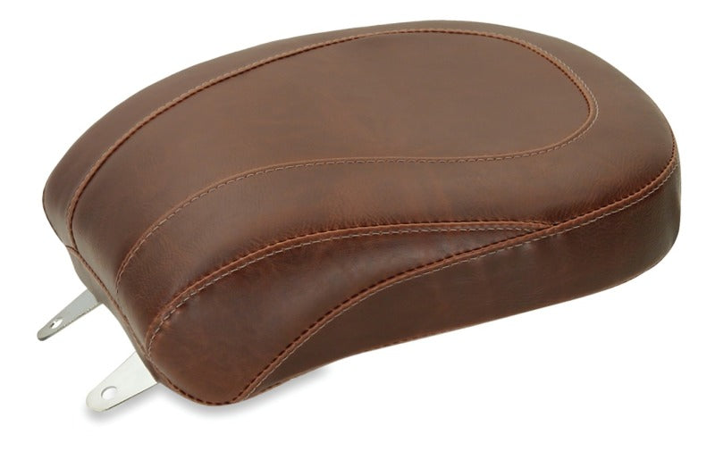 Mustang Motorcycle Mustang 84-06 Harley Standard Rear Tire Wide Tripper Passenger Seat - Distressed Brown 76805 76805 Photo - Primary