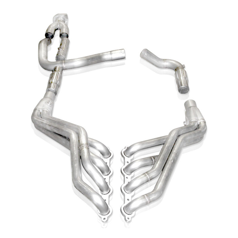 Stainless Works 2007-14 Chevy Tahoe and Yukon LT 1-3/4in Primaries 2-1/2in Y-Pipe High-Flow Cats CTTHCATY CTTHCATY Photo - Primary