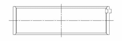 ACL Chevy V8 LT1/LT4/L86 Race Series .020 Oversized High Performance Main Bearing Set 5M7292H-020 5M7292H-020 Technical Drawing