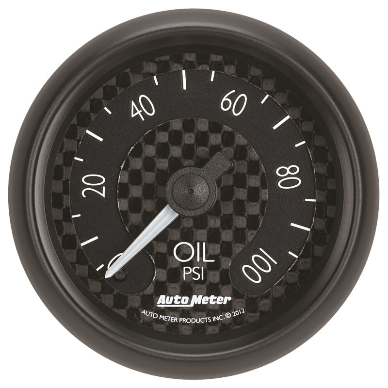Autometer GT Series 52mm Mechanical 0-100 psi Oil Pressure Gauge 8021 8021 Photo - Primary