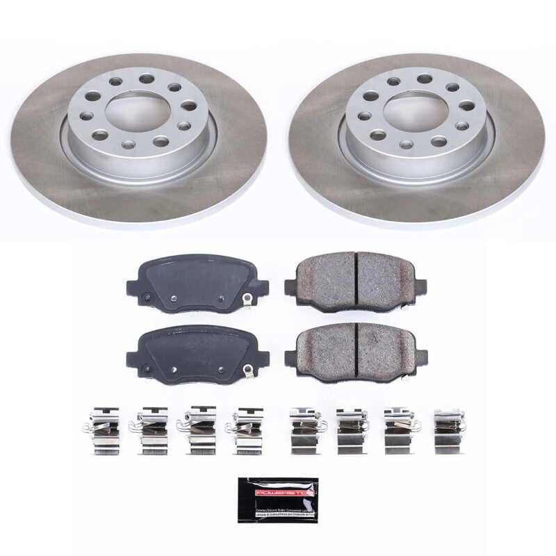 PowerStop Power Stop 15-22 Jeep Renegade Rear Semi-Coated Rotor Kit SC7301 SC7301 Photo - Primary