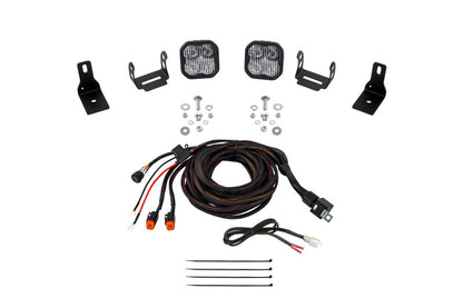 Diode Dynamics 2022+ Ford Maverick SS3 Sport Stage Series Ditch Light Kit Pro White Combo DD7764 DD7764 Photo - Primary