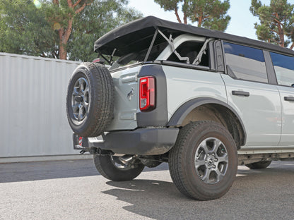 aFe Apollo GT 3in 409 SS Cat-Back Exhaust 2021 Ford Bronco L4-2.3L (t)/V6-2.7L (tt) w/ Polished Tips 49-43136-P 49-43136-P Photo - Mounted