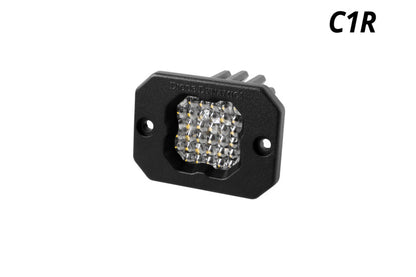 Diode Dynamics Stage Series C1R - White Flood Flush Mount LED Pod (one) DD7427S DD7427S Photo - Primary