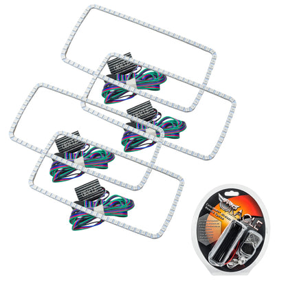 ORACLE Lighting Oracle GMC Sierra 07-13 Halo Kit (New Square Ring Design) - ColorSHIFT 2629-330 2629-330 Photo - Primary