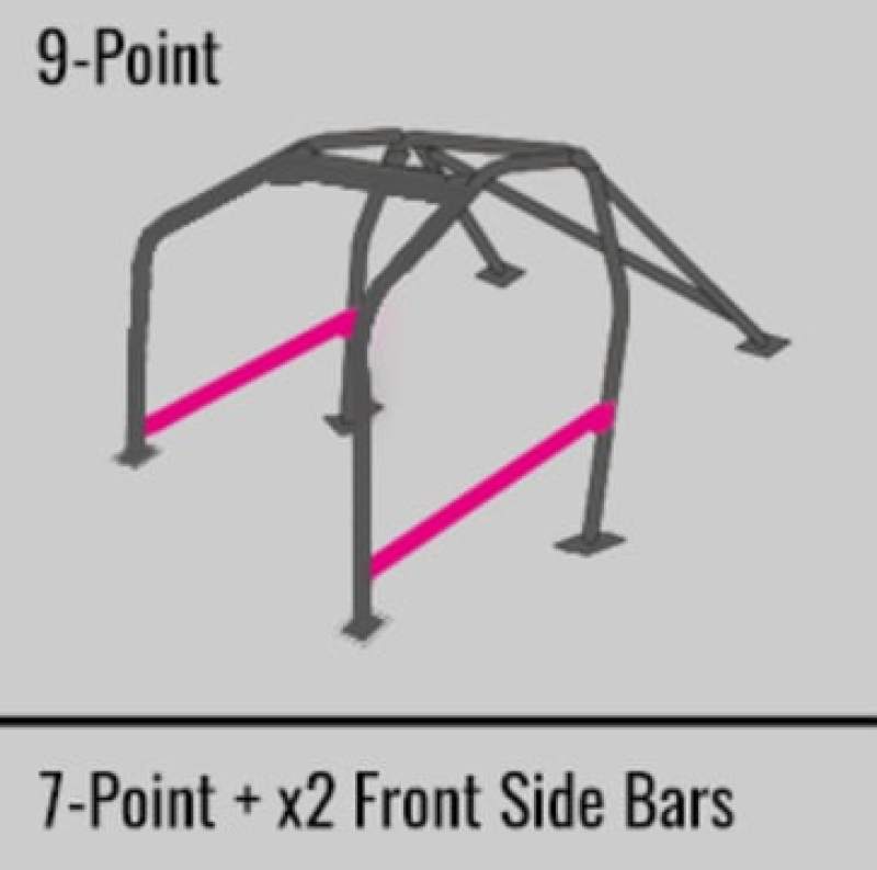 Cusco Cage 9Pt Safety 21 Dash Through 2 Passenger Scion/Subaru FR-S/86/BRZ 965 290 W9 965 290 W9 User 1