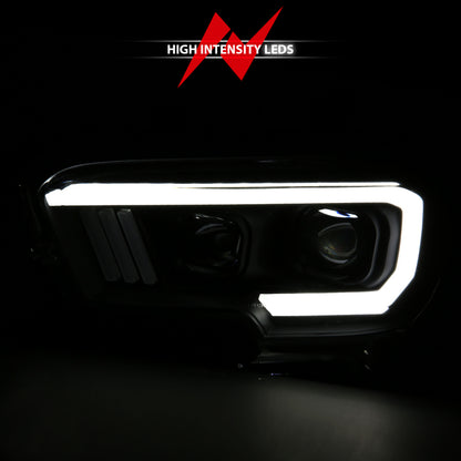 Anzo Toyota Tacoma '16-18 Projector Plank Style Switchback H.L Black Amber 111396 Photo - Unmounted