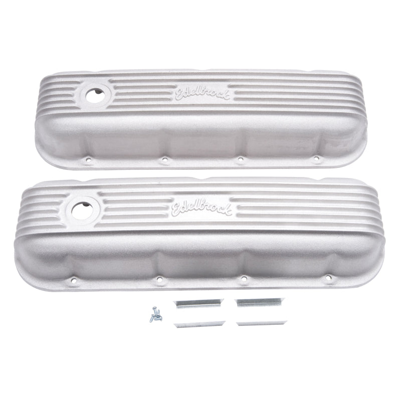 Edelbrock Valve Cover, Classic Series, Chevrolet, 1965 & Later 396-502 V8 41859 Photo - out of package