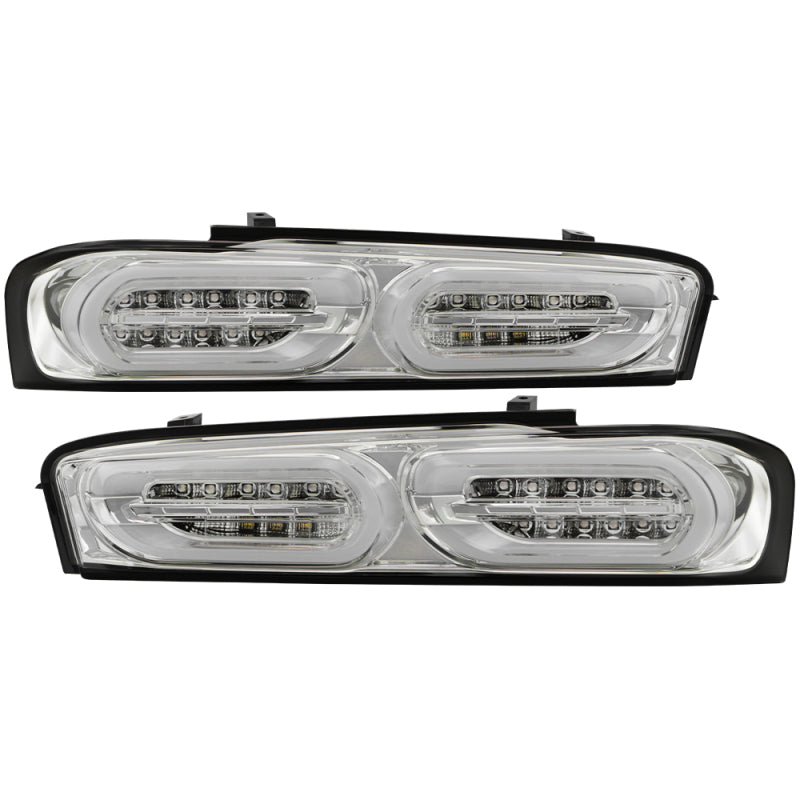 Spyder Chevy Camaro 16-18 Halogen LED Tail Lights Chrome ALT-YD-CCAM16HAL-SEQ-C 5087225 5087225 Photo - Primary