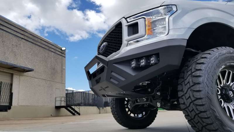 Road Armor 18-20 Ford F150 SPARTAN Front Bumper Bolt-On Pre-Runner Guard - Tex Blk 6181XFPRB 6181XFPRB Photo - Primary
