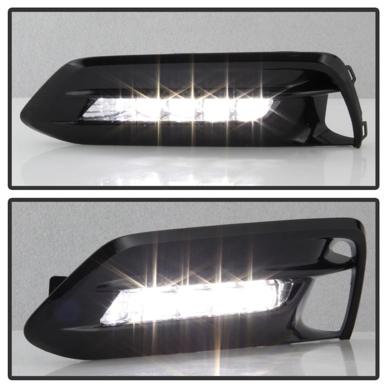 Spyder 18-19 Honda Accord Sedan OEM LED Fog Lights w/OEM Fit Switch - Clear (FL-HA2018-4D-LED-C) 5086310 5086310 Photo - Unmounted